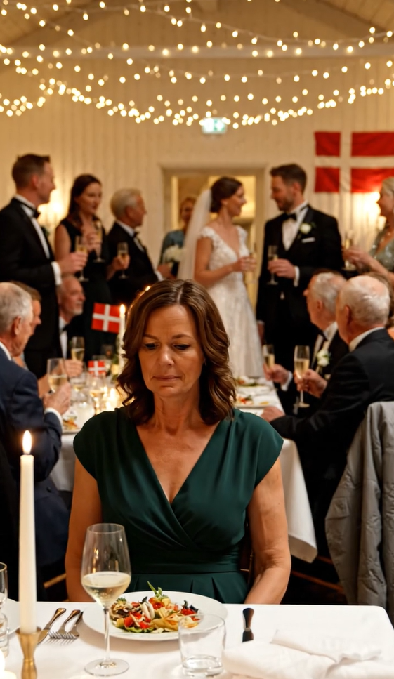 Ved min søns bryllup sad jeg alene og blev serveret sidst