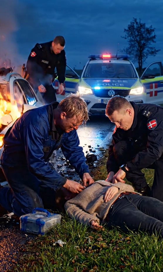 En mekaniker var ved et uheld vidne til en bilulykke: Men da politiet ankom, vendte han om trods alt