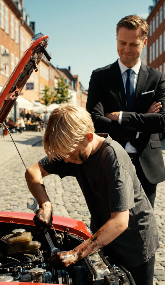 “Hvis du kan reparere motoren, giver jeg dig en milliard dollars,” sagde manden sarkastisk, sikker på at barnet ikke ville være i stand til at gøre det. Men få sekunder senere, da han satte sig bag rattet og forsøgte at starte motoren, blev manden chokeret over at se, hvad der var sket.