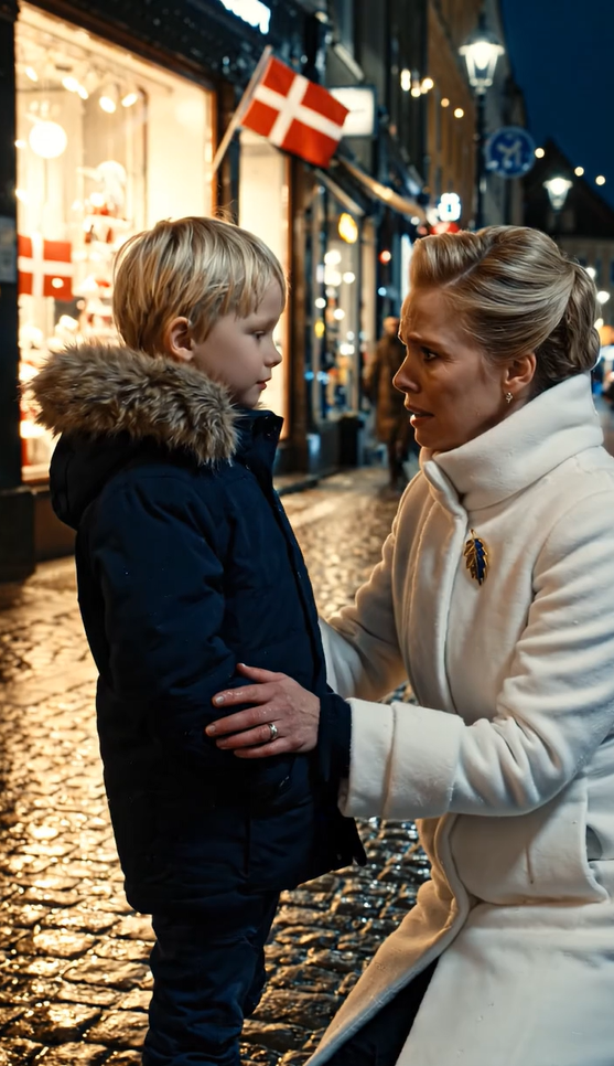 Den lille dreng, der havde levet på gaden i årevis, sad ved et butiksvindue med hænderne i lommerne, da han pludselig bemærkede en kvinde med en bladguldformet broche. Da han så hende, kom barnet tættere på, og det, han snart opdagede, chokerede alle.