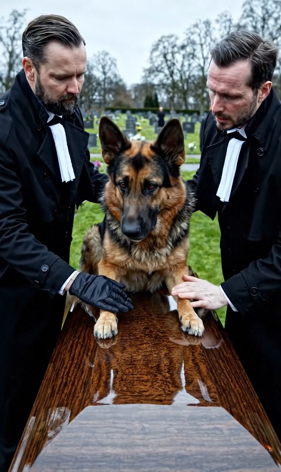Under begravelsen, da præsten sagde sine sidste ord, kastede den afdødes hund sig pludselig på kisten og ville ikke røre sig. Da årsagen til hundens opførsel blev afsløret, var alle chokerede.