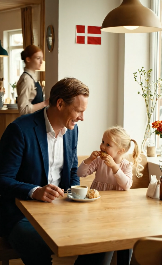 En mand tog på café med sit lille barn for at tilbringe aftenen, men opdagede i stedet en sandhed, der chokerede ham fuldstændigt.