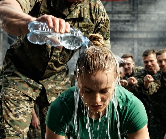 En uhøflig og overmodig soldat besluttede at ydmyge en ny rekrut lige i gymnastiksalen, men det, der skete derefter, fik alle, der havde grinet et minut før, til at blive fuldstændig stille …