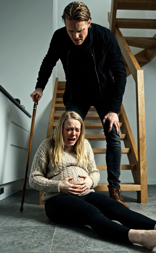 Blind, gravid og blødende på det iskolde køkkengulv, følte jeg hans støvle knuse min telefon, før den kunne ringe 112. “Skrig alt, hvad du vil, din blinde kælling,” knurrede han og sparkede mine ribben. “Disse lydtætte vægge vil begrave dig og den byrde i stilhed.” Gennem smerten smilede jeg og rørte ved den skjulte redningsring på min finger. Hans tilståelse var lige gået live – til mafiabossen, han havde stjålet fra. Så eksploderede hoveddøren. – Sande historier
