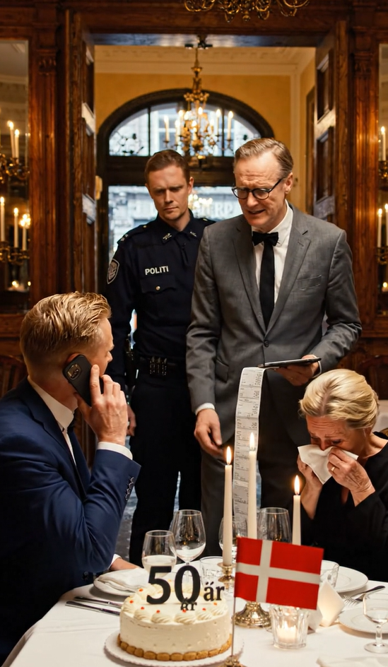 Jeg tog mine forældre med til en smuk restaurant for at fejre deres 50-års bryllupsdag. Alt var perfekt – indtil regningen kom. Mine hænder frøs til is. “Det her kan ikke være rigtigt,” sagde jeg. Det var ti gange højere, end det burde have været. Ejeren smilede skævt og lænede sig over bordet. “Betal det, eller kom ikke tilbage.” Min mors øjne fyldtes med tårer. Han havde ingen idé om, hvem jeg var. Jeg trak min telefon frem og sagde: “Politiet? Jeg vil gerne anmelde et fupnummer.” – Sande historier
