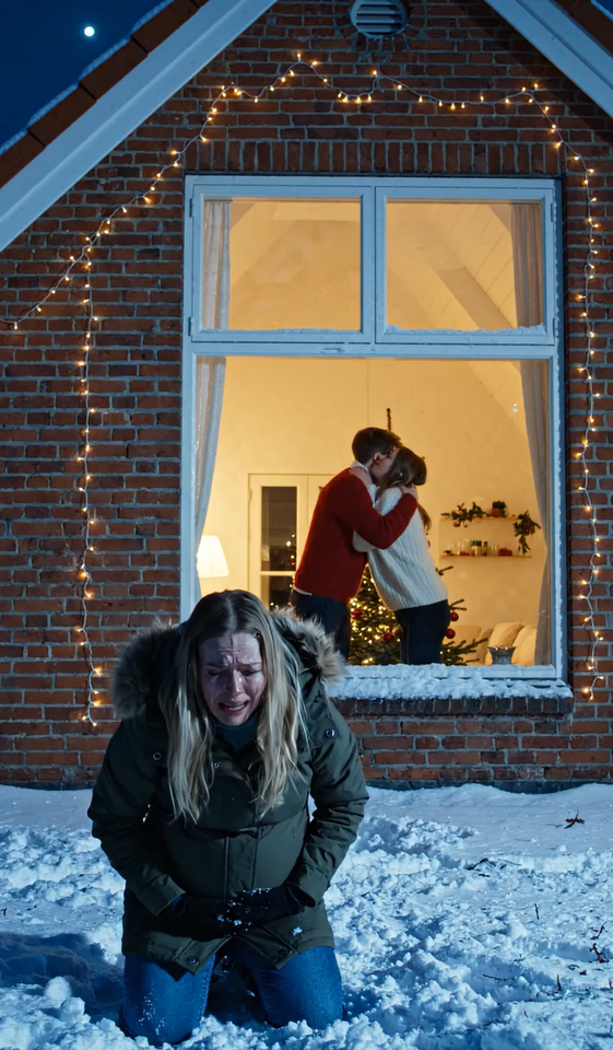 “Jeg tager dig med hjem i aften,” sagde jeg til min far juleaften, mens jeg holdt min hævede mave med den ene hånd og mit hjerte fyldt med håb. Jeg troede, at min mand ville vente med åbne arme. I stedet, gennem det matterede glas, så jeg ham hviske: “Hun får det aldrig at vide,” før han kyssede en anden kvinde. Mine knæ ramte sneen. Bag mig blev min fars stemme dødskold: “Så er det måske på tide, at han lærer det.” Men det var kun begyndelsen. – Sande historier
