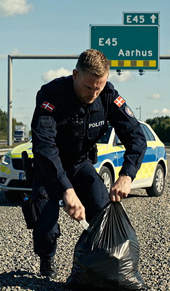 Da de rapporterede i radioen om en stor sort taske i vejkanten, tænkte jeg bare træt på, at jeg skulle forholde mig til endnu en dum teenage-spøg.