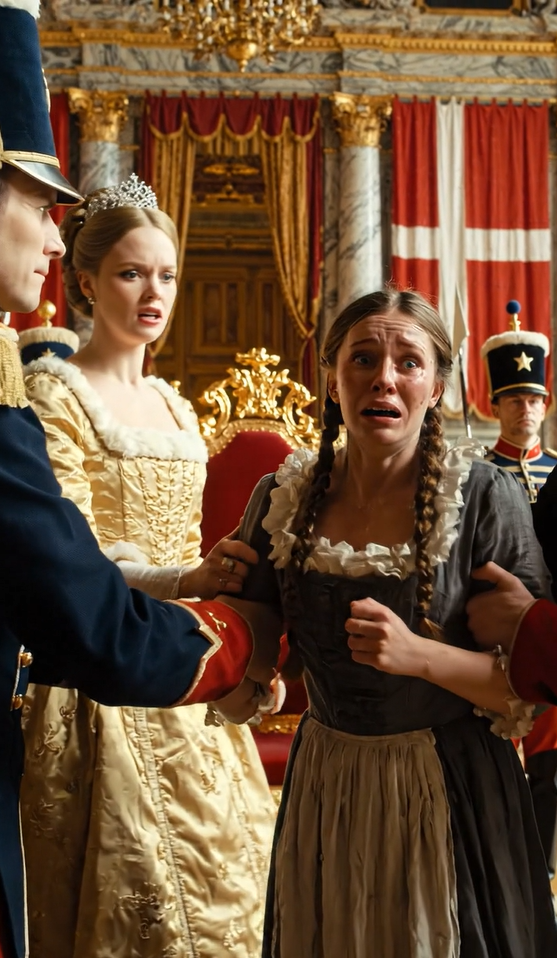 “Du er bare en beskidt tjener … Vov ikke at se på mig,” sagde prinsesse Celestina koldt og gav den unge kvinde en hård lussing foran hele det kongelige hof.