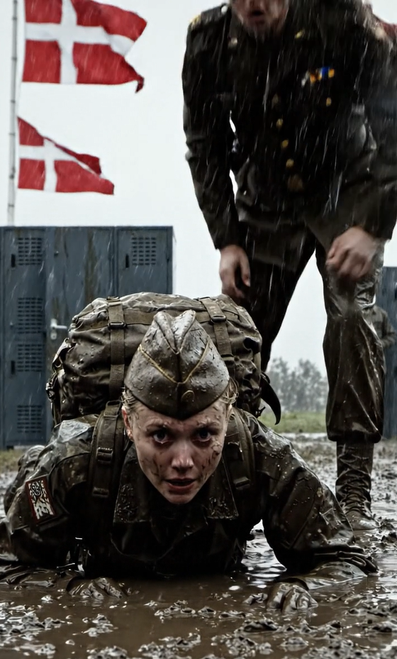 Han smækkede en kvindelig soldat med ansigtet først ned i mudderet foran hele enheden – mens han lo, mens hun forblev tavs… Han anede ikke, at han lige havde angrebet en 4-stjernet generals datter