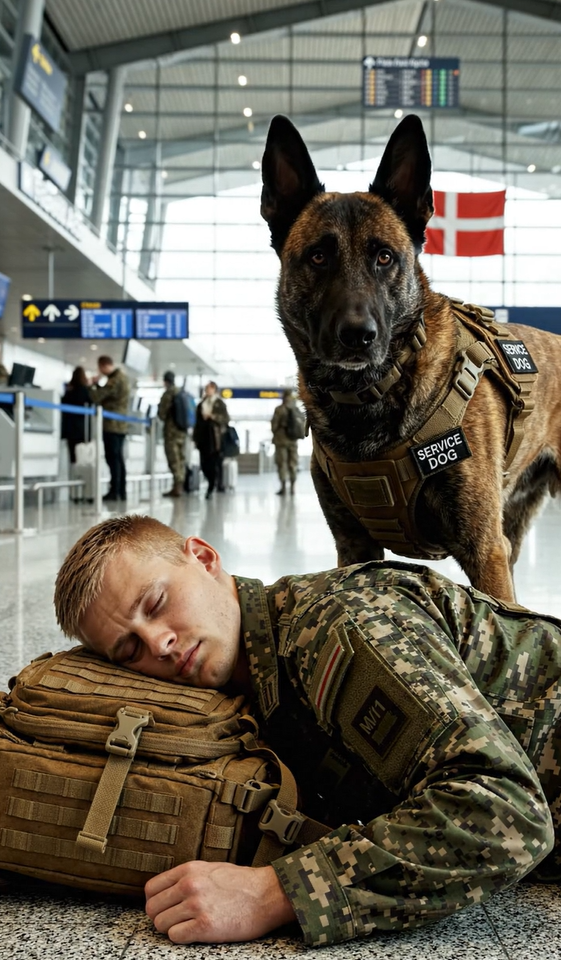“Lad ham ikke gå ombord!”: En loyal hund nægtede at efterlade en soldat i lufthavnen – indtil TSA opdagede, at han ikke bevogtede ham, forsøgte han at advare ham.