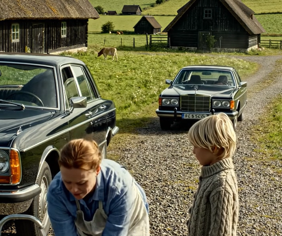 The black car stopped in front of Elena Ward’s collapsing gate at exactly noon.