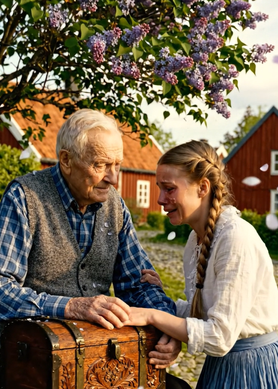 Hendes mand krævede, at hendes onkel, “narren”, skulle indlægges på et asyl. Da hun åbnede den rustne æske, han havde gemt under træet, bragte hemmeligheden tårer frem i hele nationens øjne.