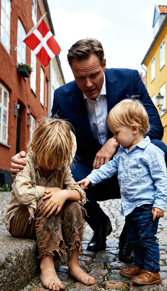 “Han er min storebror, far!” — Arvingen til et imperium pegede på et barn, der spiste af skraldet, og afslørede sin families mørkeste hemmelighed.