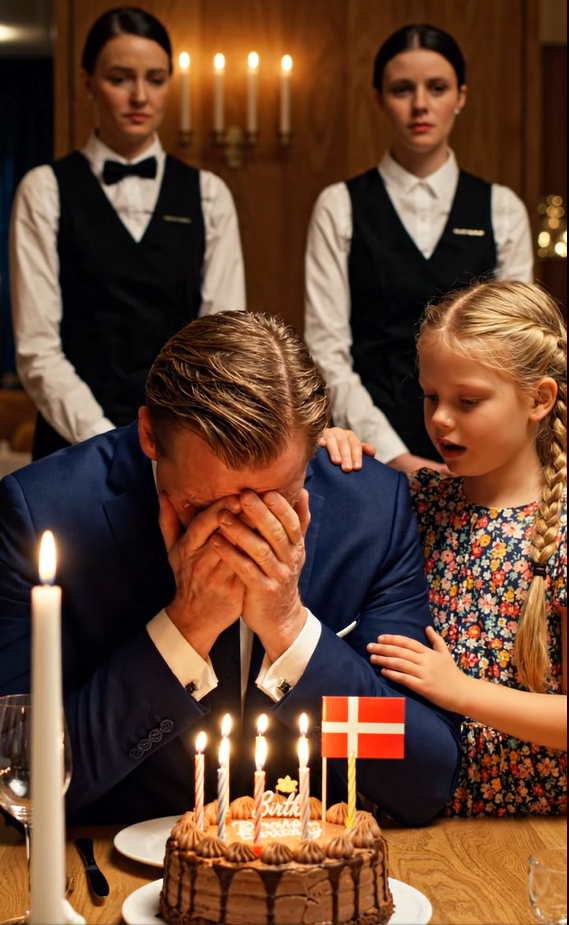 En millionær tilbragte sin fødselsdag helt alene, uden opkald eller beskeder … indtil den unge datter af en rengøringsdame stillede ham et spørgsmål, han aldrig kunne glemme.