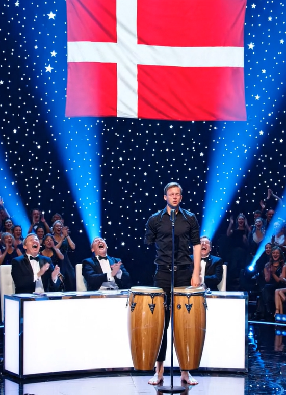 En dreng uden hænder ankom til et talentshow og sagde, at han ville spille congas: dommerne og publikum begyndte at grine af ham, indtil han gjorde noget, hvorefter hele rummet blev stille.