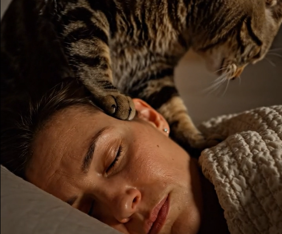 Katten vækkede sin ejer hver nat og tvang hende til at forlade soveværelset: kvinden troede, at katten havde psykiske problemer, indtil hun tog den til dyrlægen.