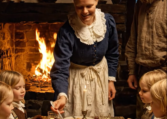 Hun blev sendt for at gifte sig med en fremmed med 6 børn — ét måltid ændrede alt for altid.