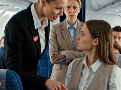 Sort teenager slæbt uretfærdigt af fly — så ringer hun til sin far, der ejer flyselskabet