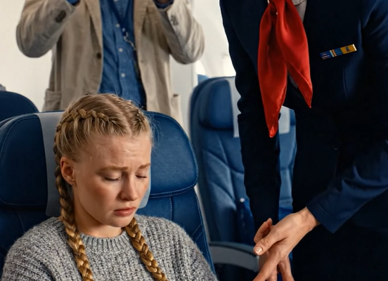 Stewardesse bad sort mor om at bevise, at babyen var hendes – så begyndte en passager at optage