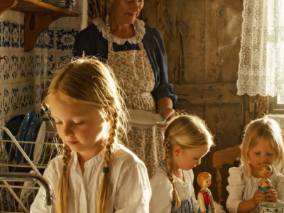 De tvang hende til at vaske op, fordi hun var adopteret… men hendes far opdagede sandheden og lukkede døren for altid