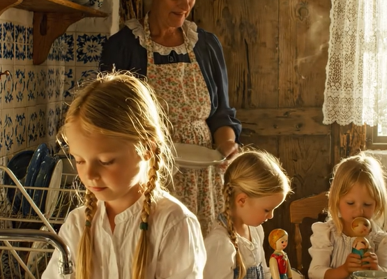 De tvang hende til at vaske op, fordi hun var adopteret… men hendes far opdagede sandheden og lukkede døren for altid