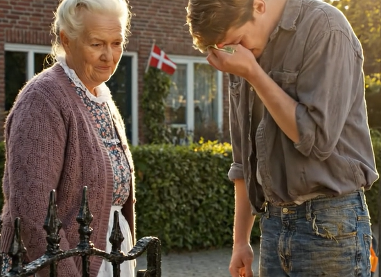 Den tatoverede unge mand bad om 300 pesos for at redde sin baby, men den gamle kvinde opdagede noget, der efterlod hele nabolaget målløst.