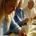 “Mor, hvorfor står min udbetaling på min brors konto nu?” spurgte min datter, mens hun lagde kontoudtoget foran sine forældre ved familiebordet.
