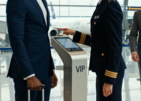 En gate-agent nægtede ham VIP-boarding — Øjeblikke senere efterlod hans forbindelse til flyselskabets administrerende direktør alle tavse