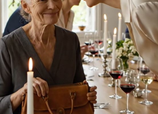 Mit barnebarn gjorde grin med min gamle håndtaske midt under middagen, hans mor grinede med, men da lille Lily hviskede, at hun havde hørt sin bror sige: “Jeg skal have beviset, før bedstemor dør”, indså jeg, at syningen i tasken rummede mere end bare minder.