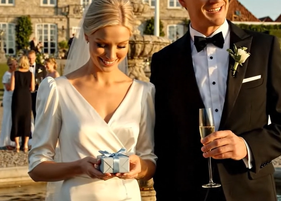 Ved min datters luksusbryllup ved Hudson-floden kastede hun min gamle opsparingsbog i springvandet, mens hendes rige mand lo og sagde, at jeg “bare var rengøringshjælp”, men da jeg gik ind i banken den næste morgen, begyndte deres perfekte verden at slå revner.