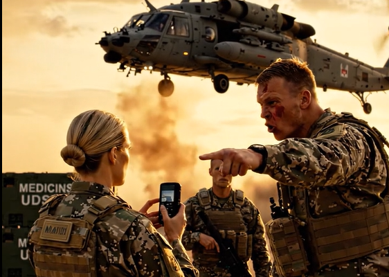 “Forsvind!” Marinesoldater udviste hende fra basen — Så landede en Navy SEAL Blackhawk …