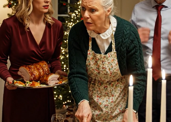 Melissa rakte mig en julemiddagsbakke i min egen spisestue og fortalte mig, at det ville være ‘nemmere’, hvis jeg spiste ovenpå. Min søn hørte hvert et ord. Han kiggede på mig, kiggede på sin kone og kiggede så væk. Det var i det øjeblik, jeg indså, at de ikke bare prøvede at holde jul i mit hus … de prøvede at fjerne mig fra det.
