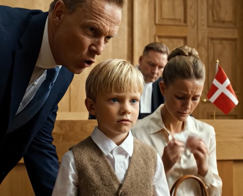 Min mand forsøgte at tage alt fra mig – indtil min 10-årige søn rejste sig i retten og sagde: “Deres Højhed… JEG KENDER MIN FARS HEMMELIGHED.” 😲😱