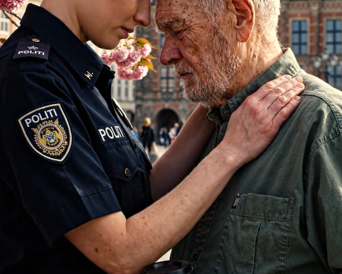 Jeg tog håndjernene af en fange og genkendte min afdøde fars tatovering på den. Min far døde i Vietnam tre måneder før jeg blev født; jeg lærte ham aldrig at kende. 💔 Og denne 67-årige mand, anklaget for at have stjålet medicin fra et apotek, bar det samme militærvåben på sin arm, som min mor har haft indrammet i sin stue i 48 år.