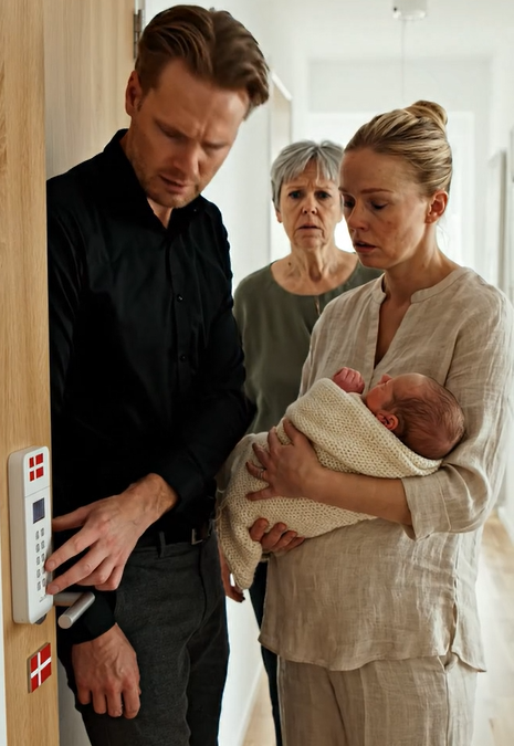 Hun kom hjem fra hospitalet med sin baby, men de efterlod hende på gangen … men hendes svigermor vidste ikke, at lejligheden aldrig havde været hendes søns. DEL Mariana ankom til tårnet i en Zapopansk lejlighedsbygning med kroppen revet i stykker indefra og en klapvogn i armene, hun aldrig havde brugt før. I den anden hånd holdt hun Emiliano, sin tre dage gamle søn, pakket ind i et hvidt tæppe, der lugtede af hospital, mælk og frygt. Hun var lige blevet udskrevet fra hospitalet den dag efter et kompliceret kejsersnit. Lægen havde fortalt hende, at hun ikke skulle løfte tunge ting, gå langsomt og undgå at blive nervøs. Men ingen havde forklaret hende, hvordan hun skulle undgå at blive nervøs, når ens egen mand ikke engang ville hente én fra hospitalet.