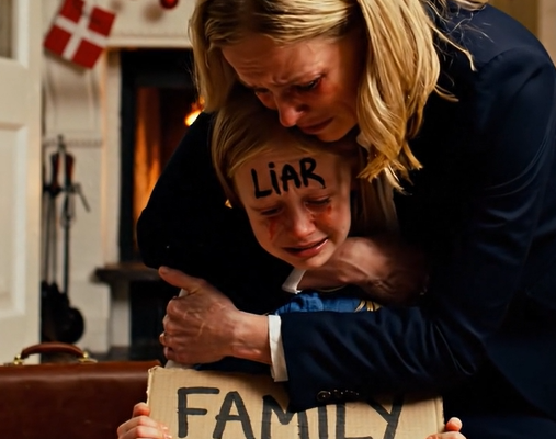 Juledag, mens jeg arbejdede, anklagede min familie min syvårige datter for at lyve, straffede hende grusomt, hængte et skilt om hendes hals med teksten “SKAM OVER FAMILIEN” og efterlod hende sulten i et hjørne i timevis. Jeg græd ikke – jeg lavede en plan. To dage senere ringede deres telefoner uafbrudt …
