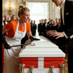 Begravelsesbyrået var fyldt med en uhyggelig stilhed. Hele ceremonien virkede indøvet – som om selve sorgen var en del af en omhyggeligt orkestreret optræden.