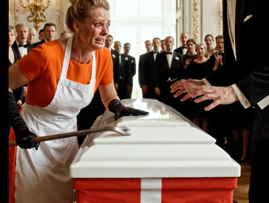 Begravelsesbyrået var fyldt med en uhyggelig stilhed. Hele ceremonien virkede indøvet – som om selve sorgen var en del af en omhyggeligt orkestreret optræden.
