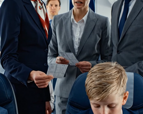 Familie fjernet fra første klasse — få minutter senere gik flyselskabets administrerende direktør ombord