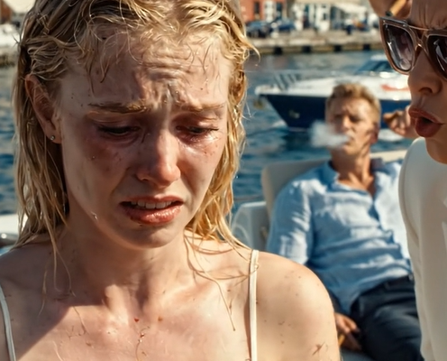 De kaldte mig en barista uden fremtid, og så spildte de en martini ned i min kjole til deres yachtfest, som om jeg var hyret hjælper. Min kæreste så sin mor skubbe mig hen mod rælingen, og sagde stadig, at jeg ‘gjorde mor ked af det’. Så lød en sirene på tværs af havnen, og kvinden, der steg ombord på båden med en juridisk mappe, kiggede ikke på dem – hun kiggede direkte på mig.