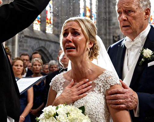 MIN FAR FØRTE MIG TIL ALTERET, DA EN GAMMEL MAND GREBEDE MIT SLØR OG SKREB, AT JEG IKKE VAR HANS DATTER. ALLE TROEDE, HAN VAR SKØR – INDTIL HAN TOG MIT NYFØDTE ARMBÅND OG AFSLØREDE, AT MIN FAMILIE ALLEREDE HAVDE KENDT SANDHEDEN… På et tidspunkt klamrede jeg mig til min brudebuket med rystende hænder og gik hen imod Ethan, manden, jeg skulle giftes med. Min far, Robert Whitman, holdt stolt mig i sine arme. Min mor græd på forreste række. Strygekvartetten spillede sagte under de farvede glasvinduer i Charleston-kirken.