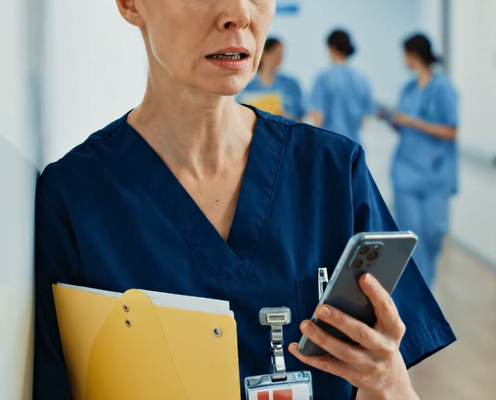 Banken ringede til mig under min vagt på hospitalet og fortalte mig, at jeg var tre måneder bagud med mit realkreditlån på 623.000 dollars. Jeg fortalte dem, at de ledte efter den forkerte person, fordi jeg aldrig havde ejet et hus i mit liv. Så viste de mig adressen. Det var min søsters drømmehus. Underskriften var en næsten perfekt forfalskning. Og den aften, ved familiemiddagen, mens Amanda smilede og serverede lasagne, rakte jeg hende politirapporten over bordet … og så hendes ansigt blive askegråt.